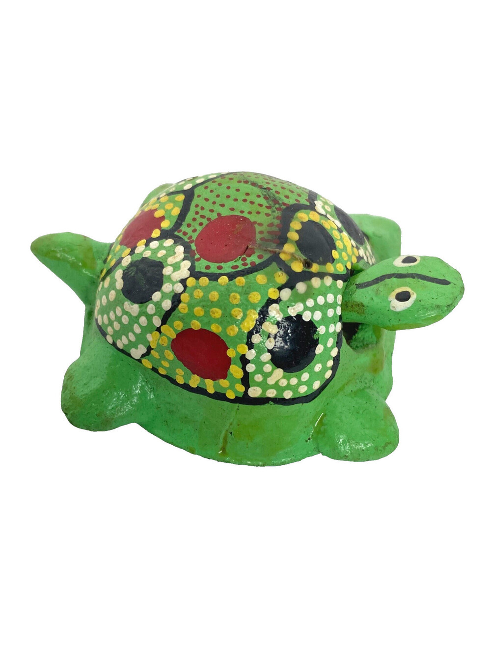 Bobblehead Turtle Mini Alebrije Handcrafted Mexican Folk Art Sculpture